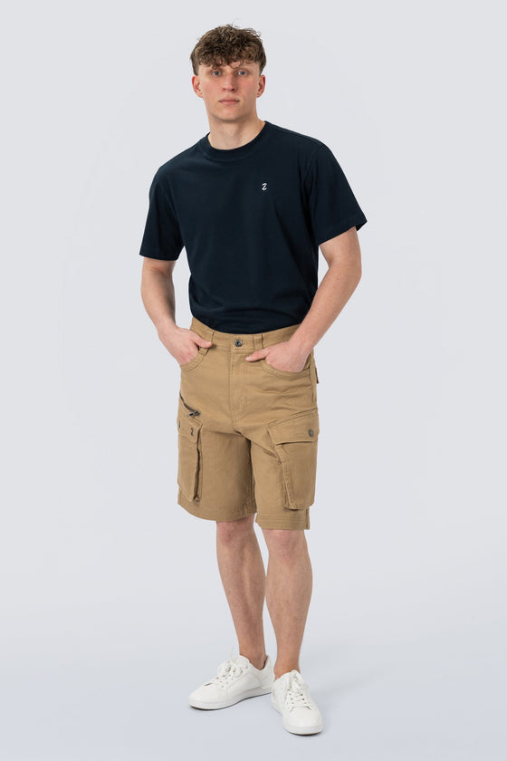 ZEHN Outpost Cargo Shorts Herren in American Khaki – Produktansicht