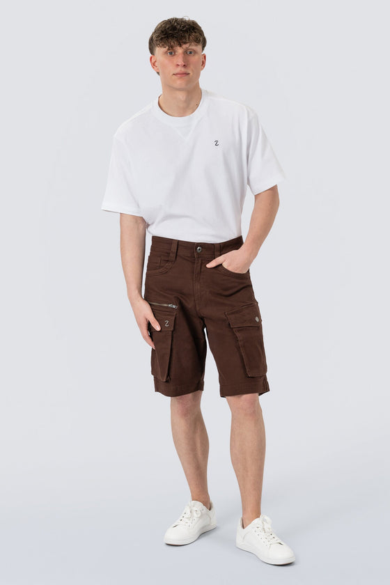 ZEHN Outpost Cargo Shorts Herren in Coffee – Produktansicht