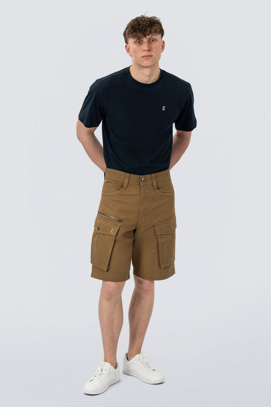 ZEHN Outpost Cargo Shorts Herren in Khaki – Produktansicht