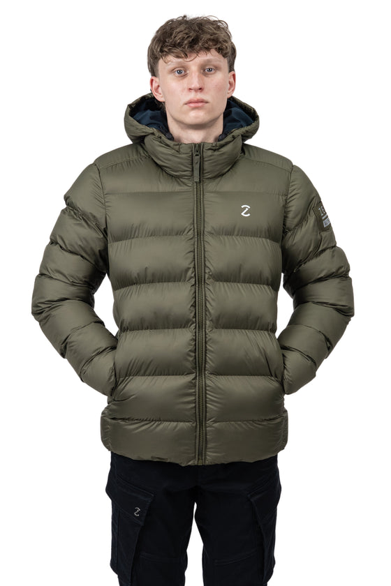 ZEHN Vanguard Winterjacke Herren in Olivgrün – Produktansicht 5