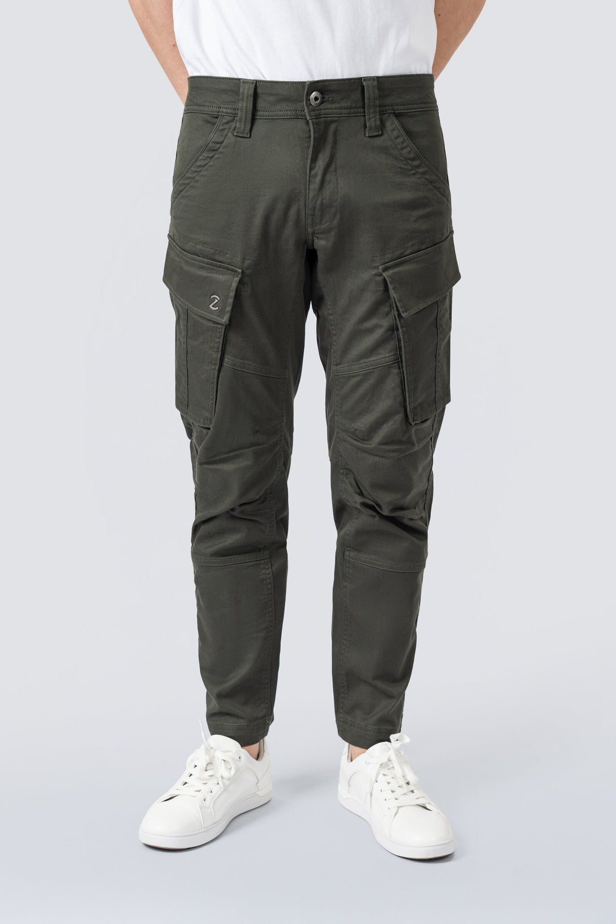 ZEHN Reinforced 3D Cargohose Herren in City Slate – Produktansicht 1