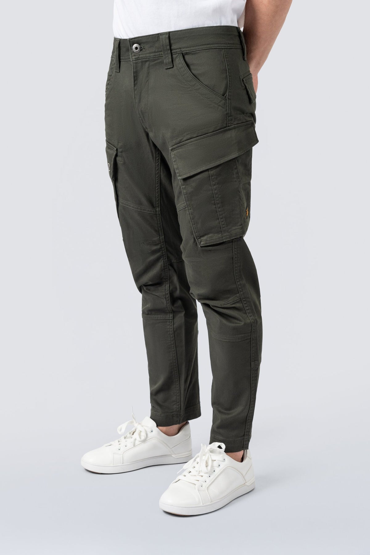 ZEHN Reinforced 3D Cargohose Herren in City Slate – Produktansicht 2