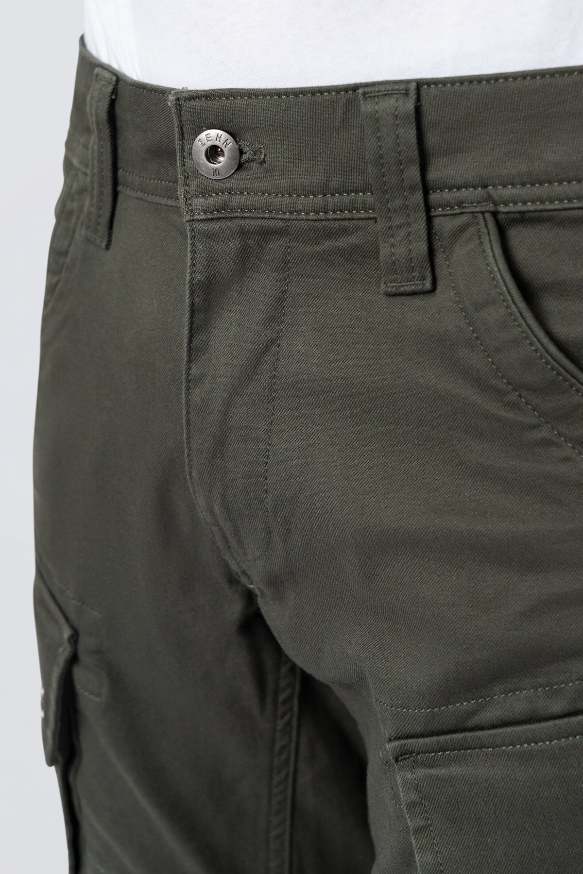 ZEHN Reinforced 3D Cargohose Herren in City Slate – Produktansicht 5