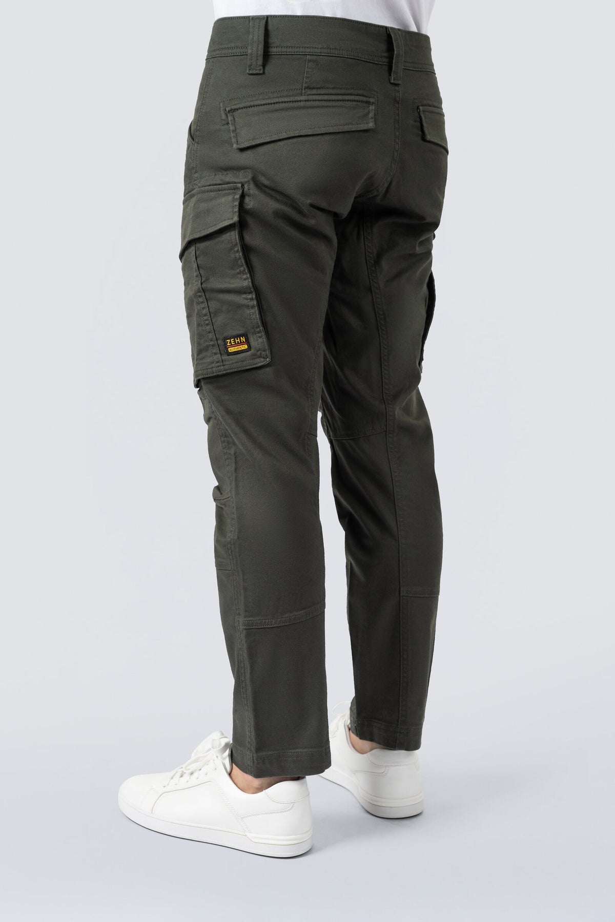ZEHN Reinforced 3D Cargohose Herren in City Slate – Produktansicht 7