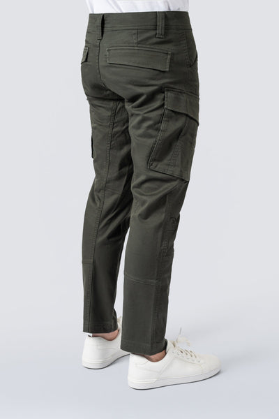 ZEHN Reinforced 3D Cargohose Herren in City Slate – Detailansicht