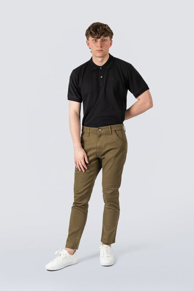 ZEHN Signature Canvas Chinohose Herren in Olivgrün – Produktansicht 4