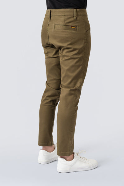 ZEHN Signature Canvas Chinohose Herren in Olivgrün – Produktansicht 7