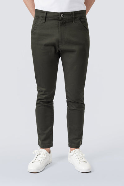ZEHN Signature Chinohose Herren Stretch Twill in City Slate – Vorderansicht