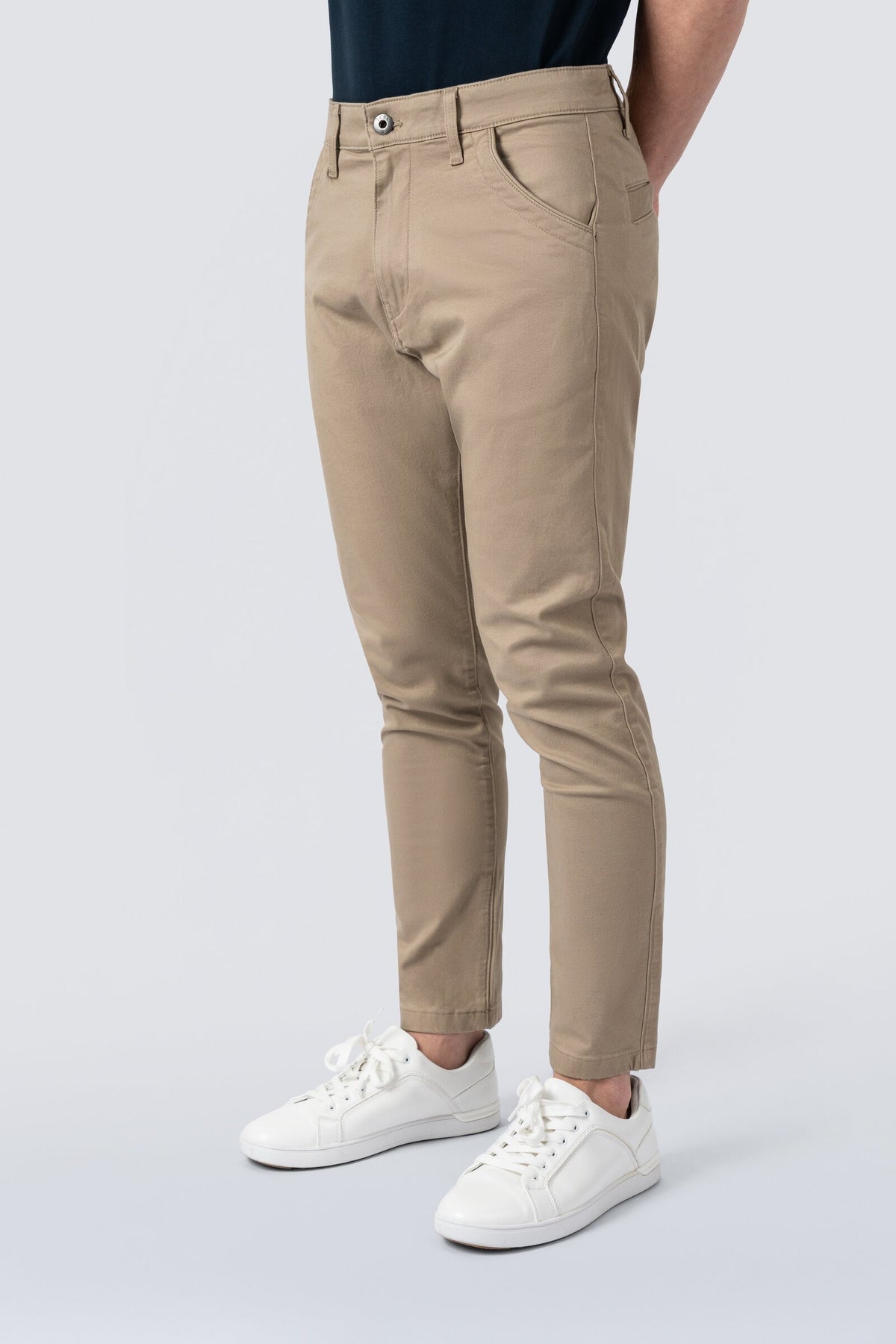 ZEHN Signature Chinohose Herren Stretch Twill in Dune – Produktansicht 3