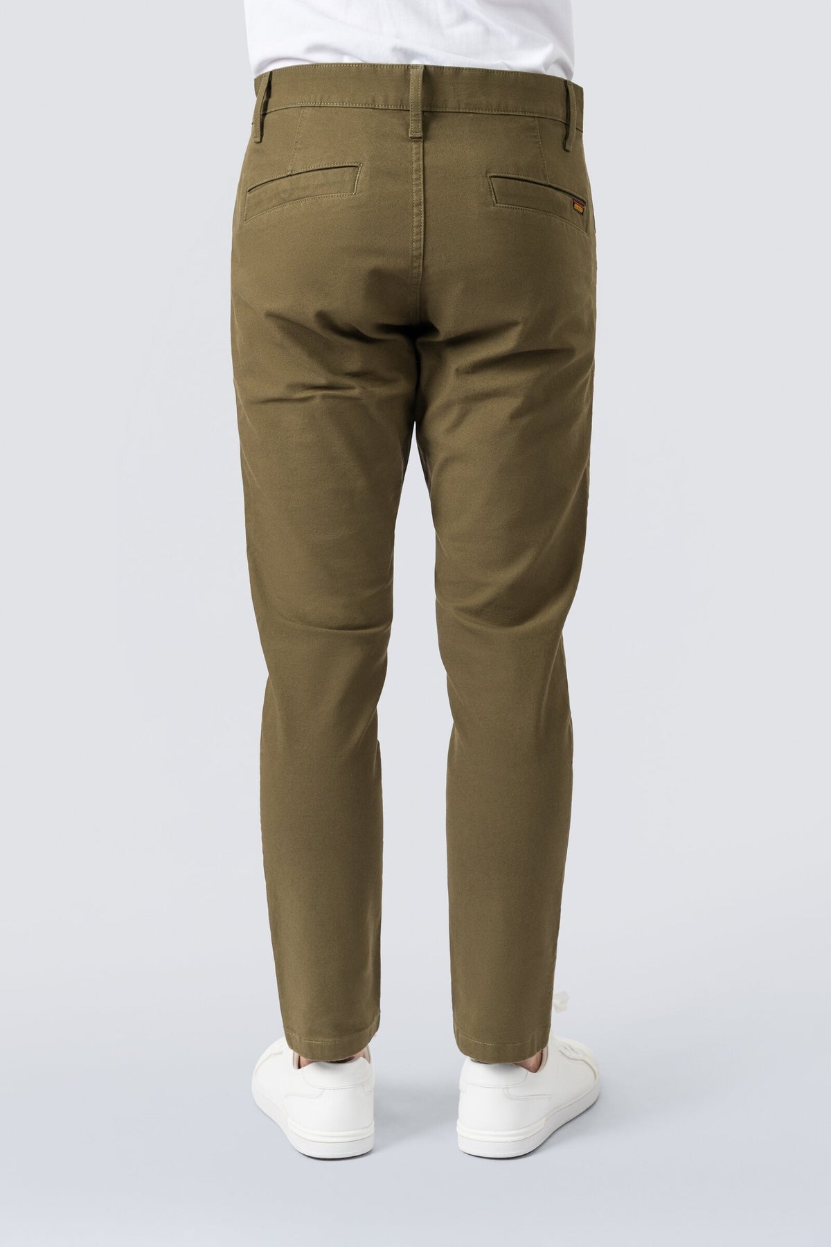 ZEHN Signature Chinohose Herren Stretch Twill in Olivgrün – Produktansicht 6
