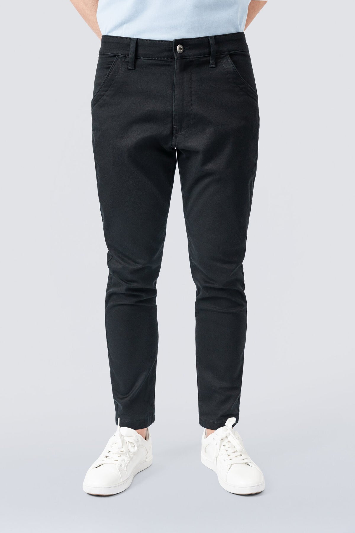 ZEHN Signature Chinohose Herren Stretch Twill in Schwarz – Produktansicht 1