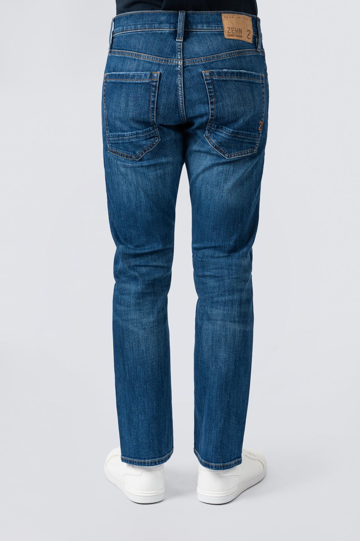 ZEHN Rivet Jeans Herren in Indigo OD – Detailansicht