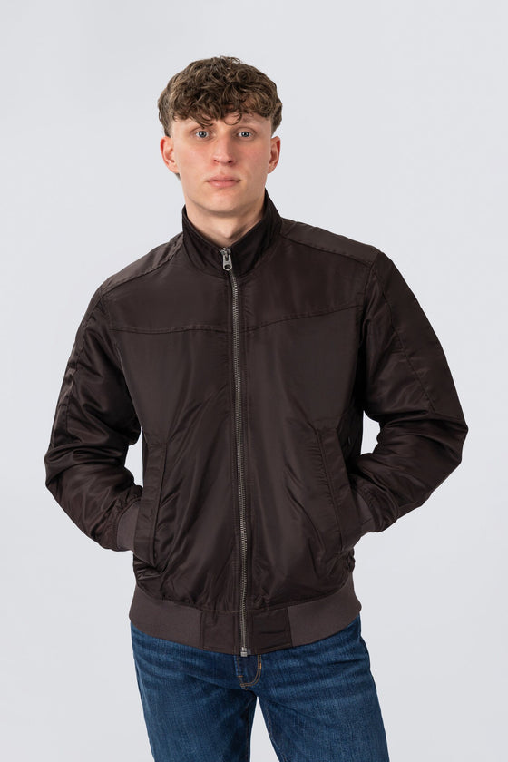 ZEHN Falcon Bomberjacke Herren in Ganache – Produktansicht 2