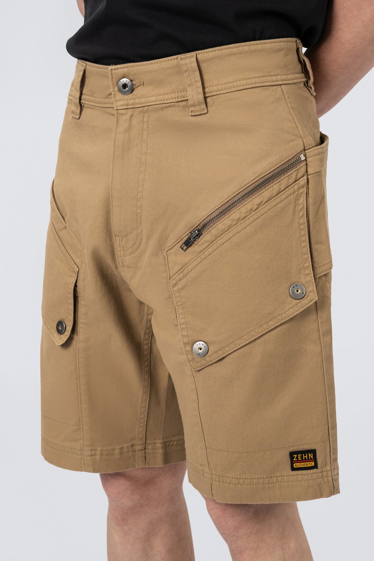 ZEHN Stride Cargo Shorts Herren – Seitenansicht