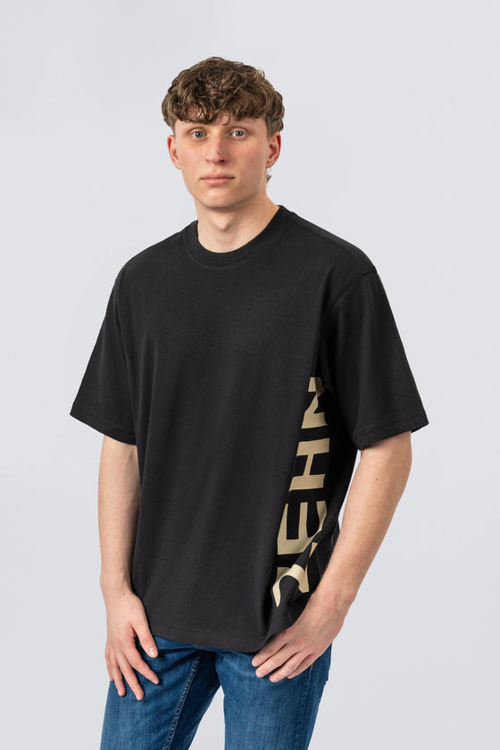 ZEHN Forge Oversized T-Shirt Herren in Schwarz – Produktansicht